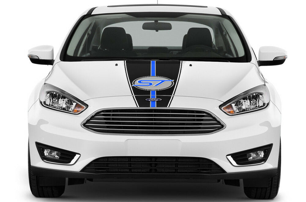Ford Focus ST Hood Graphics (2015-2018) - RacerX Customs