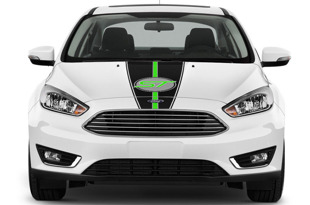 Ford Focus ST Hood Graphics (2015-2018) - RacerX Customs