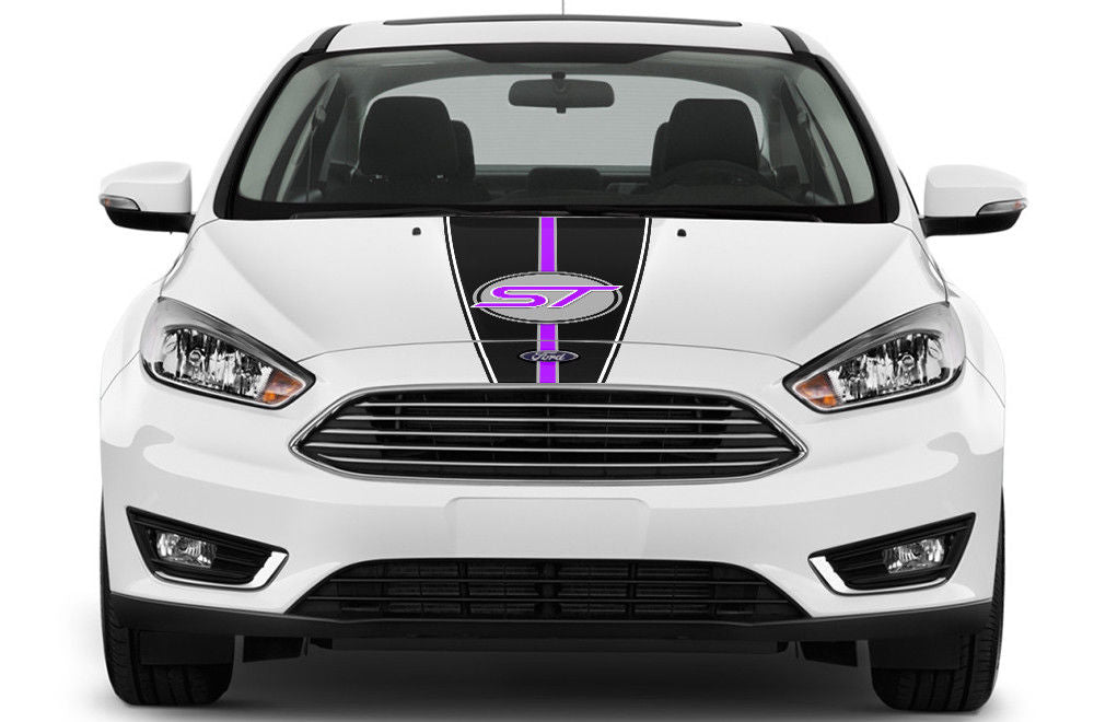 Ford Focus ST Hood Graphics (2015-2018) - RacerX Customs