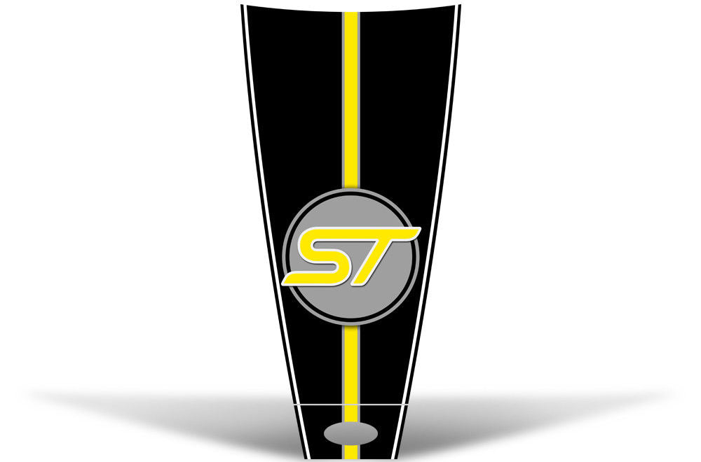 Ford Focus ST Hood Graphics (2015-2018) - RacerX Customs
