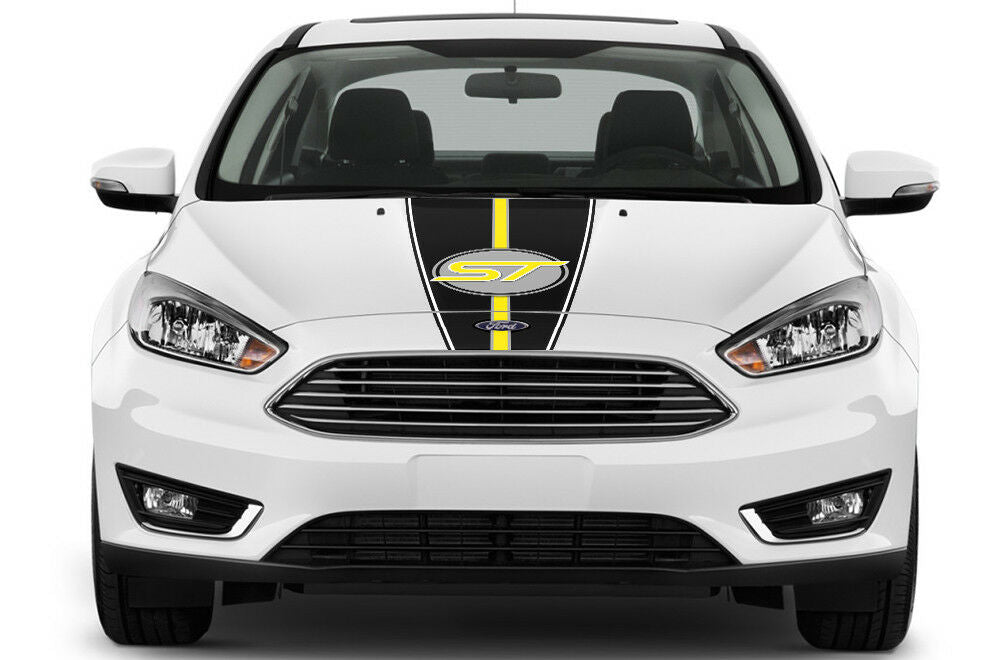 Ford Focus ST Hood Graphics (2015-2018) - RacerX Customs