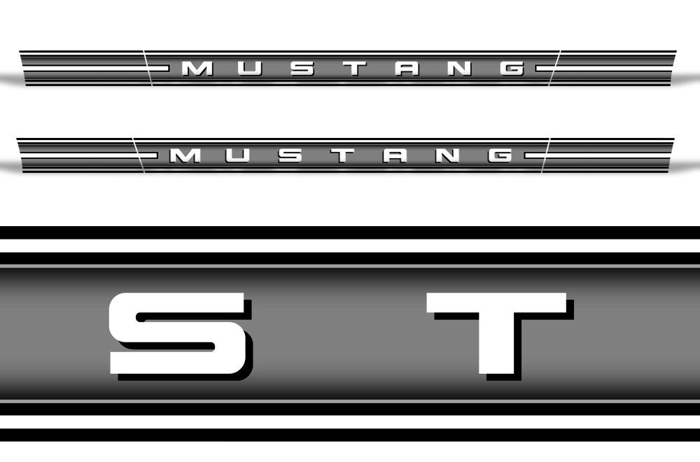 Ford Mustang Rocker Panel Graphics (2005-2009) RACE - RacerX Customs