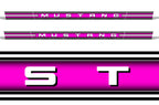 Ford Mustang Rocker Panel Graphics (2005-2009) RACE - RacerX Customs