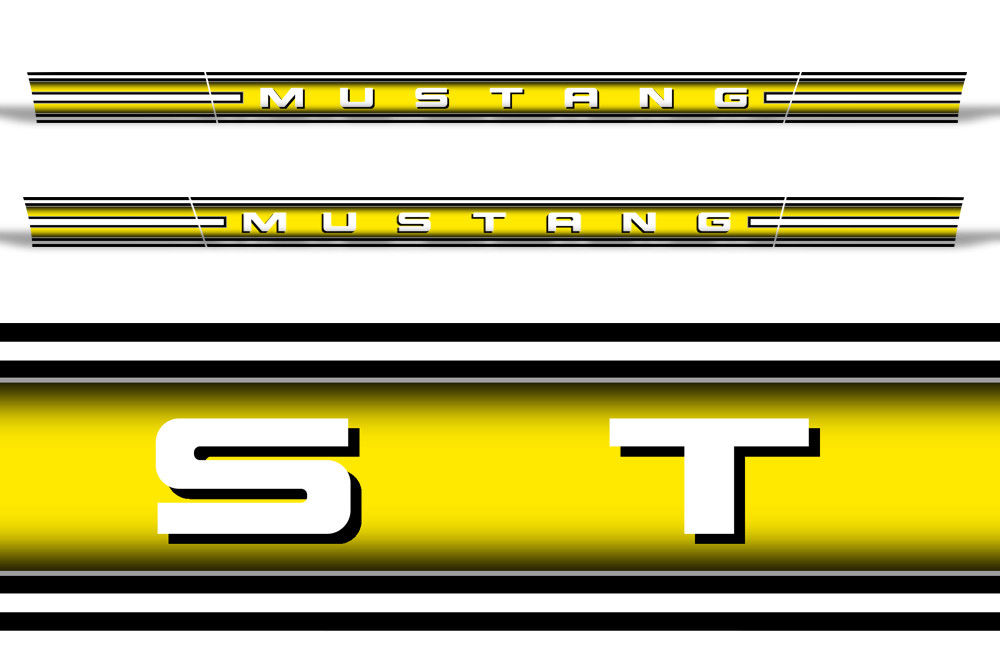 Mustang Rocker Graphics Ford Mustangs Rocker Panel Graphics – RacerX Customs