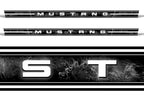 Ford Mustang Rocker Panel Graphics (2005-2009) SMOKE - RacerX Customs