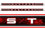 Ford Mustang Rocker Panel Graphics (2005-2009) SMOKE - RacerX Customs
