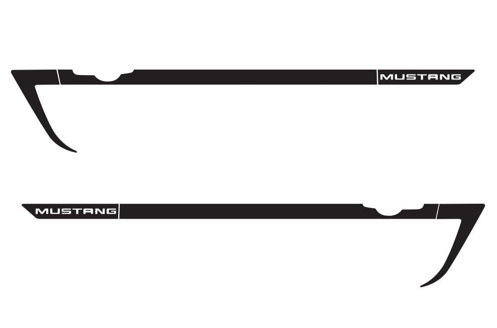 Ford Mustang Vinyl Side-Stripe Kit (2010-2014) Accent Stripes - RacerX Customs