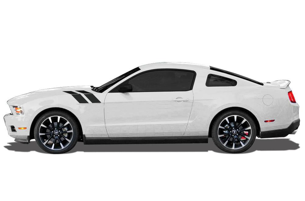 Ford Mustang Vinyl Hash Stripes (2010-2014) - RacerX Customs