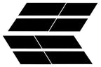 Ford Mustang Vinyl Hash Stripes (2010-2014) - RacerX Customs