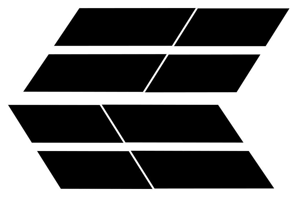 Ford Mustang Vinyl Hash Stripes (2010-2014) - RacerX Customs