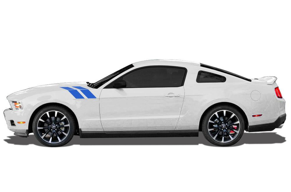 Ford Mustang Vinyl Hash Stripes (2010-2014) - RacerX Customs