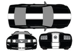 Ford Mustang Vinyl Stripes Wrap Kit (2010-2014) Racing Stripes - RacerX Customs