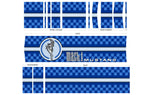 Ford Mustang Racing Stripes Graphic Kit (2010-2014) CHECKERED FLAG - RacerX Customs