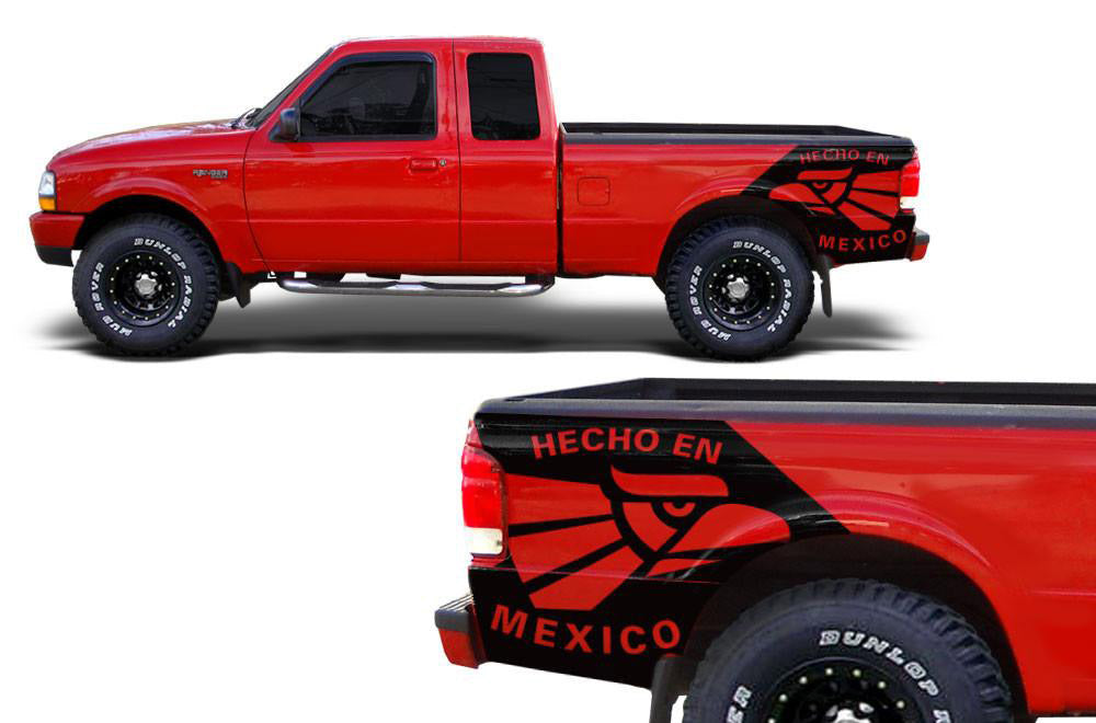 Ford Ranger Quarter Panel Vinyl Wrap (1998-2000) Hecho En Mexico - RacerX Customs
