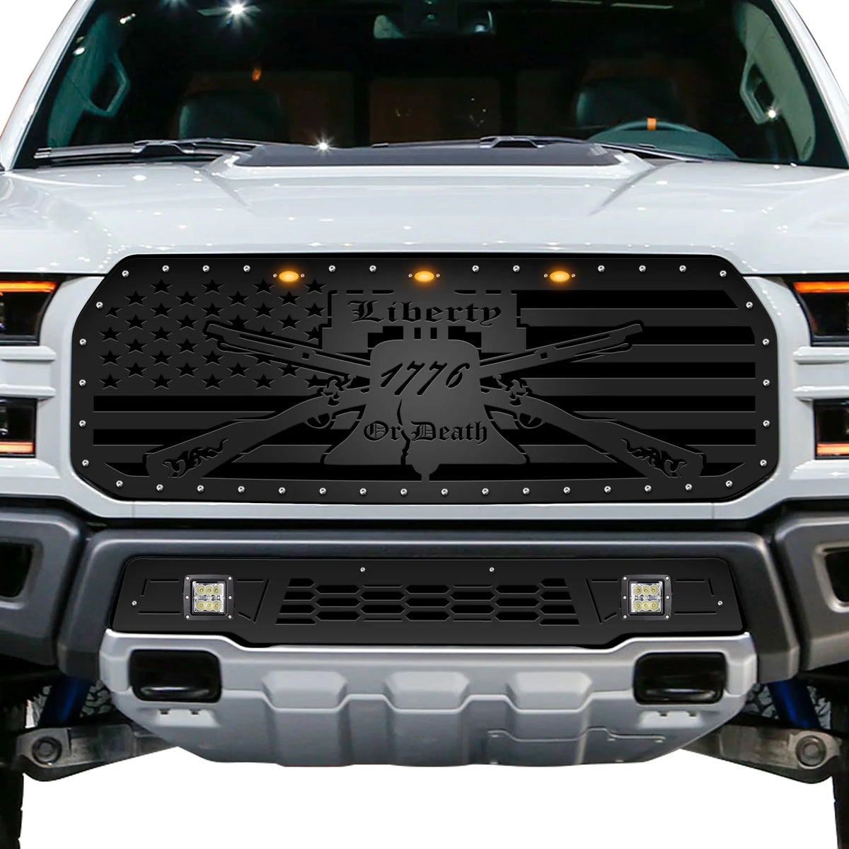 Steel Grille for Ford Raptor SVT ('17-'20) - LIBERTY OR DEATH