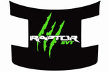 Ford SVT Raptor Hood Wrap (2010-2014) SVT Slashes - Black - RacerX Customs