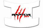 Ford SVT Raptor Hood Wrap (2010-2014) SVT Slashes - White - RacerX Customs