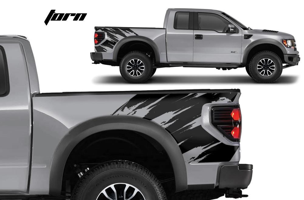 Ford Raptor Racing Wrap Ford F150 Raptor Graphics - Torn – RacerX Customs