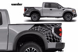 Ford Raptor Quarter-Panel Wrap (2010-2014) Spider Web - RacerX Customs