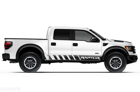 Ford Raptor Rocker-Panel Wrap (2010-2014) Raptor Strobe - RacerX Customs