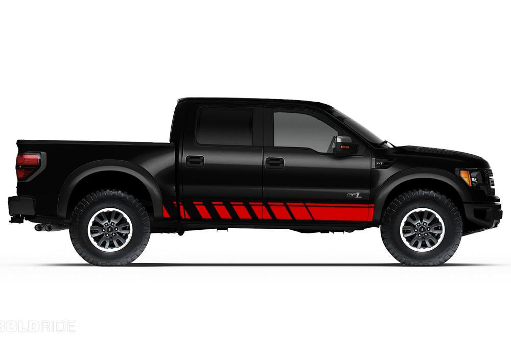 Ford Raptor Rocker-Panel Wrap (2010-2014) Strobe - RacerX Customs