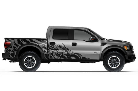 Ford Raptor Racing Wrap Ford Raptor Side Vinyl Graphics – RacerX Customs