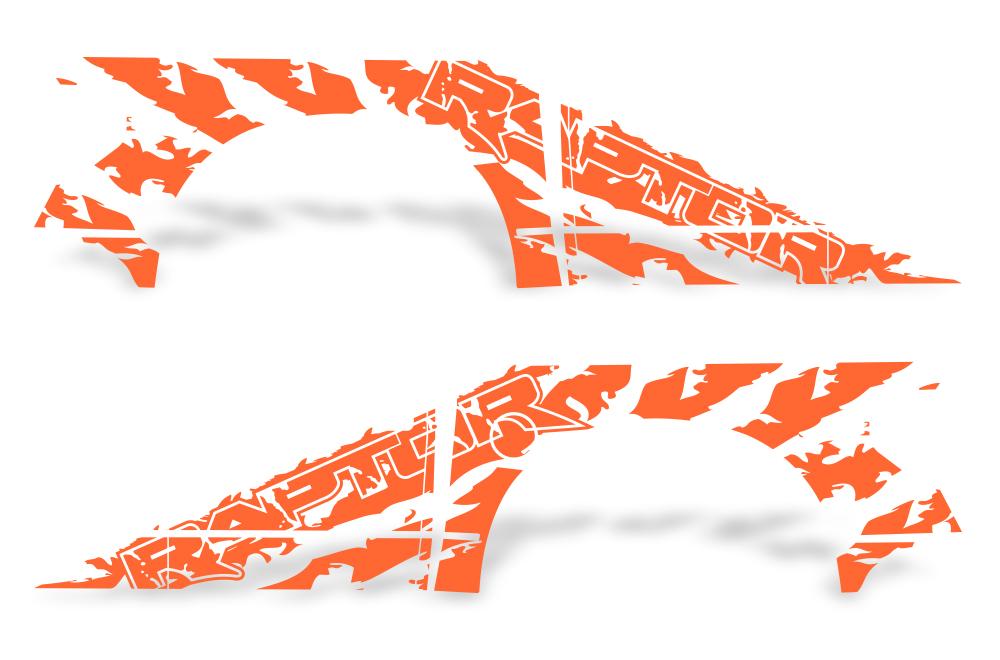 Ford Raptor Vinyl Wrap (2010-2014) Raptor-Shred v1 - RacerX Customs