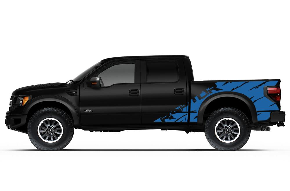 Ford Raptor Vinyl Wrap (2010-2014) Raptor-Shred v2 - RacerX Customs