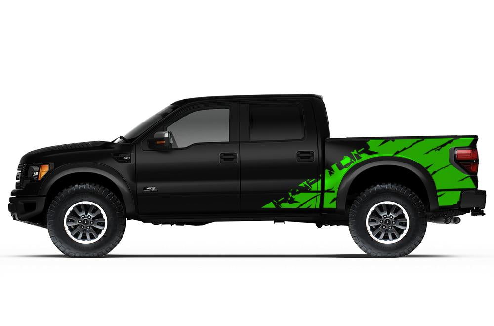 Ford Raptor Vinyl Wrap (2010-2014) Raptor-Shred v2 - RacerX Customs