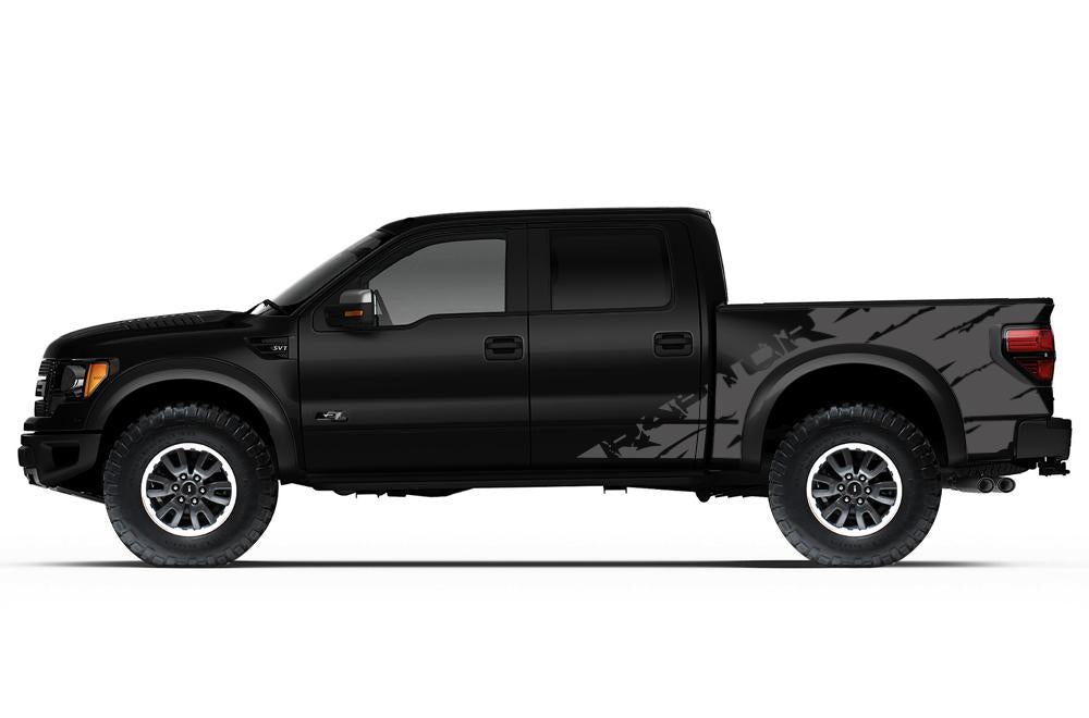 Ford Raptor Vinyl Wrap (2010-2014) Raptor-Shred v2 - RacerX Customs