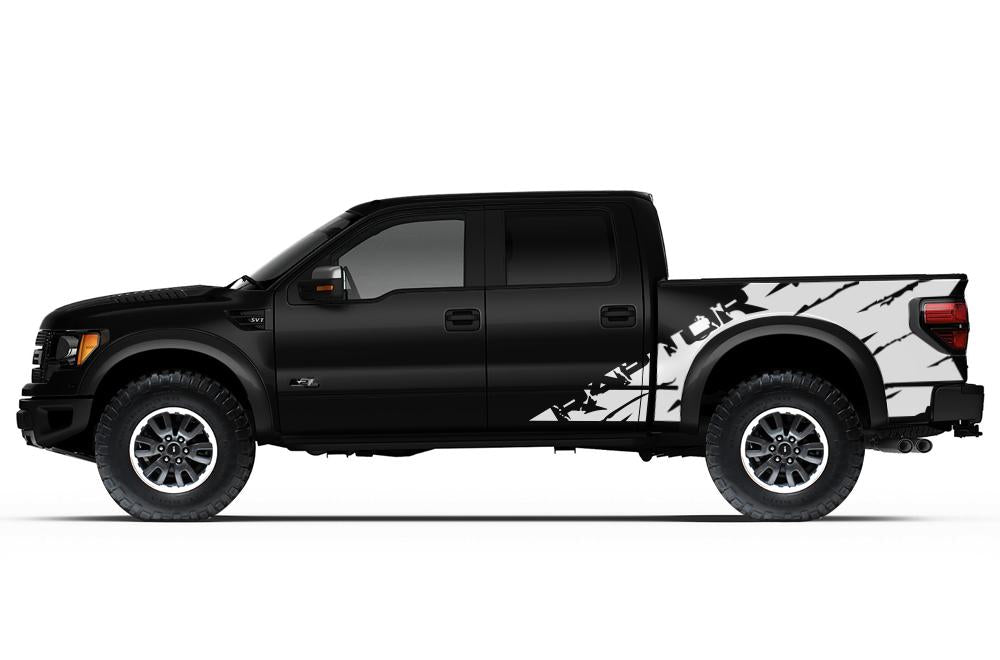 Ford Raptor Vinyl Wrap (2010-2014) Raptor-Shred v2 - RacerX Customs