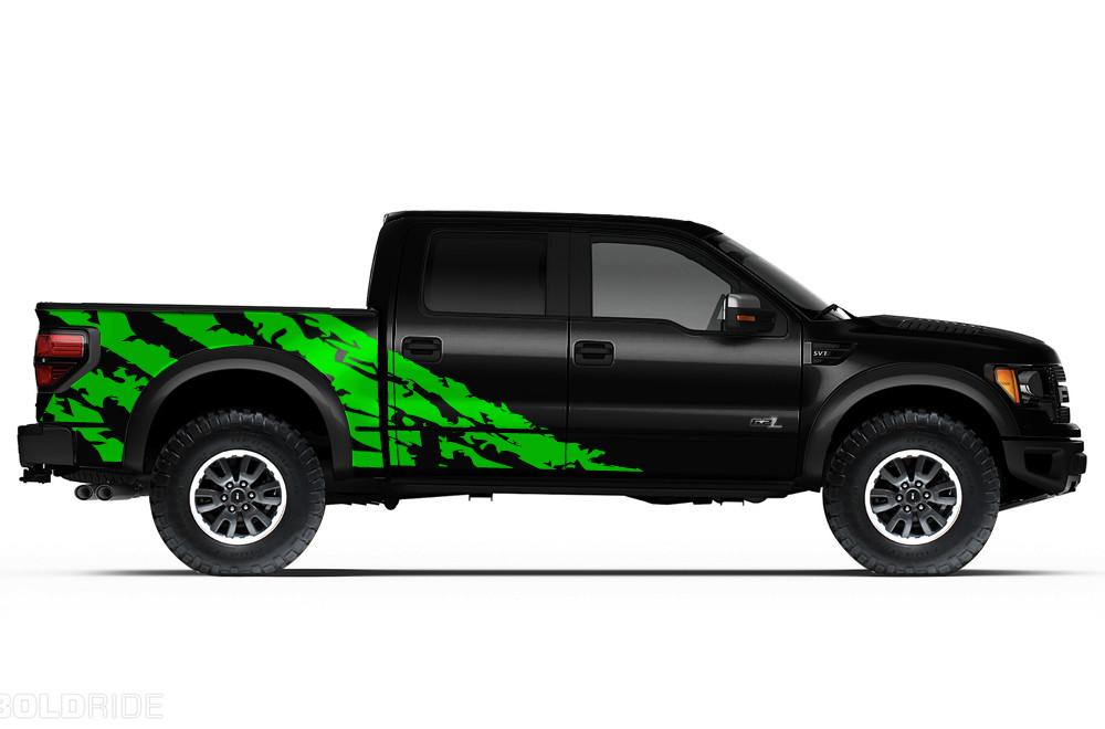 Ford Raptor Vinyl Wrap (2010-2014) Shred - RacerX Customs