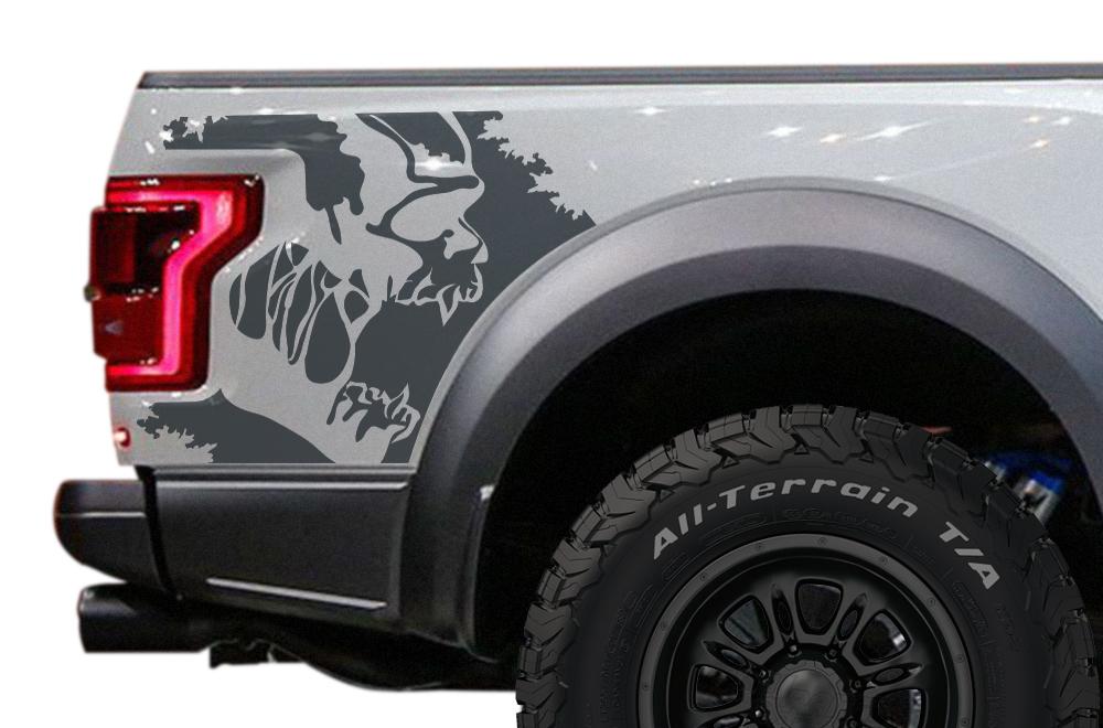 Ford Raptor Quarter-Panel Wrap (2015-2018) Scream - RacerX Customs