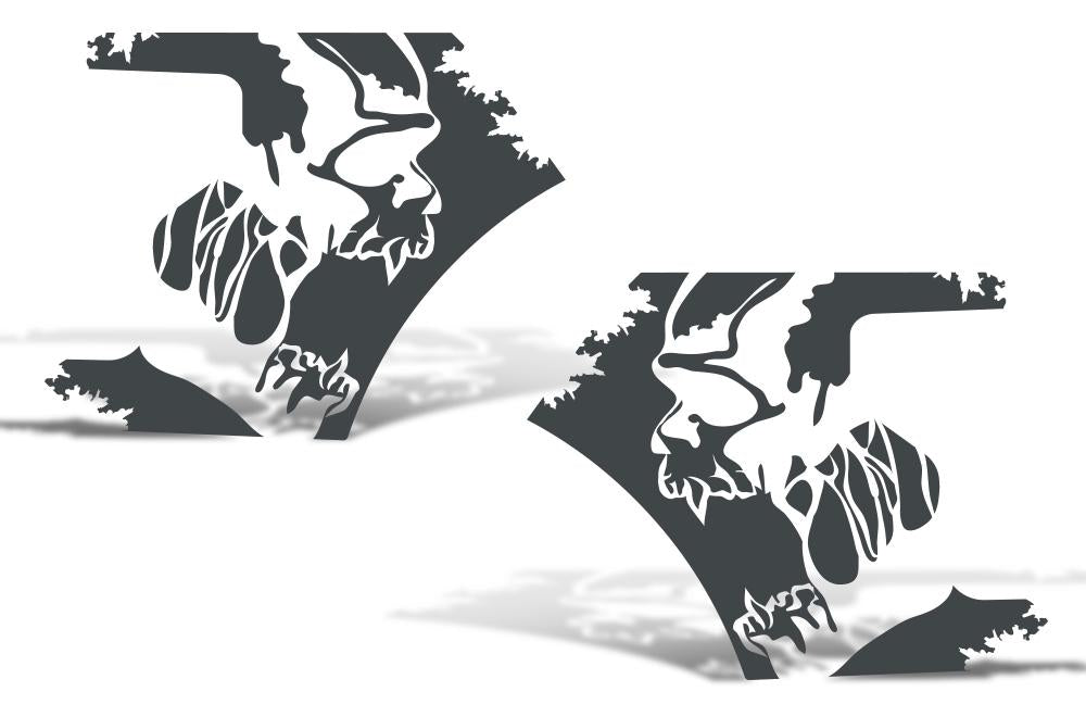 Ford Raptor Quarter-Panel Wrap (2015-2018) Scream - RacerX Customs