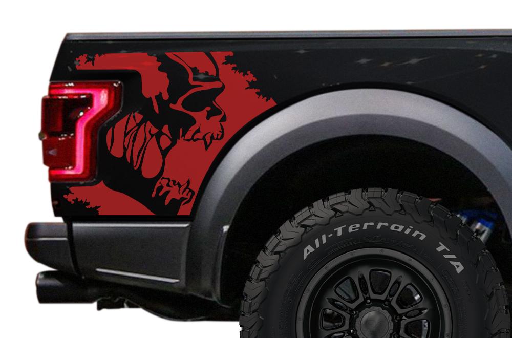 Ford Raptor Quarter-Panel Wrap (2015-2018) Scream - RacerX Customs