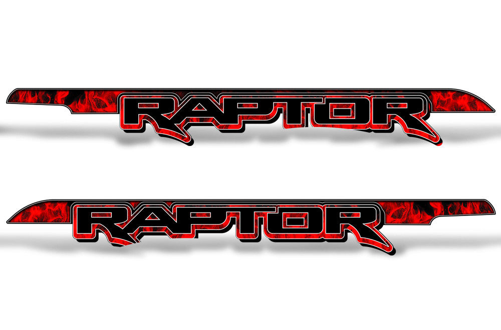 Ford Raptor Graphics (2015-2018) RAPTOR FIRE - RacerX Customs