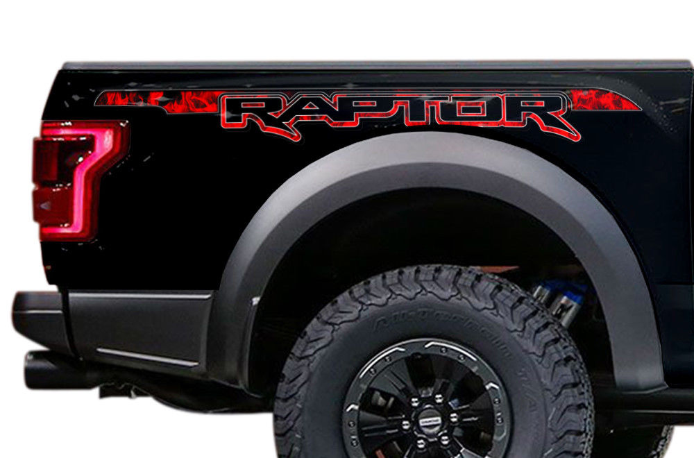 Ford Raptor Graphics (2015-2018) RAPTOR FIRE - RacerX Customs