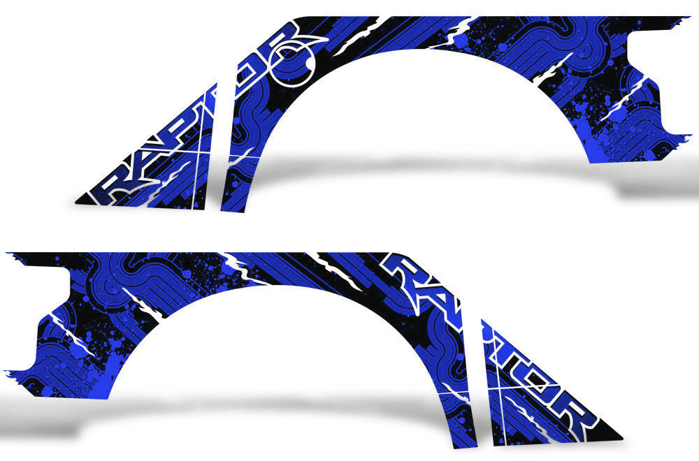 Ford Raptor Graphics Wrap Kit (2010-2014) LINES - RacerX Customs
