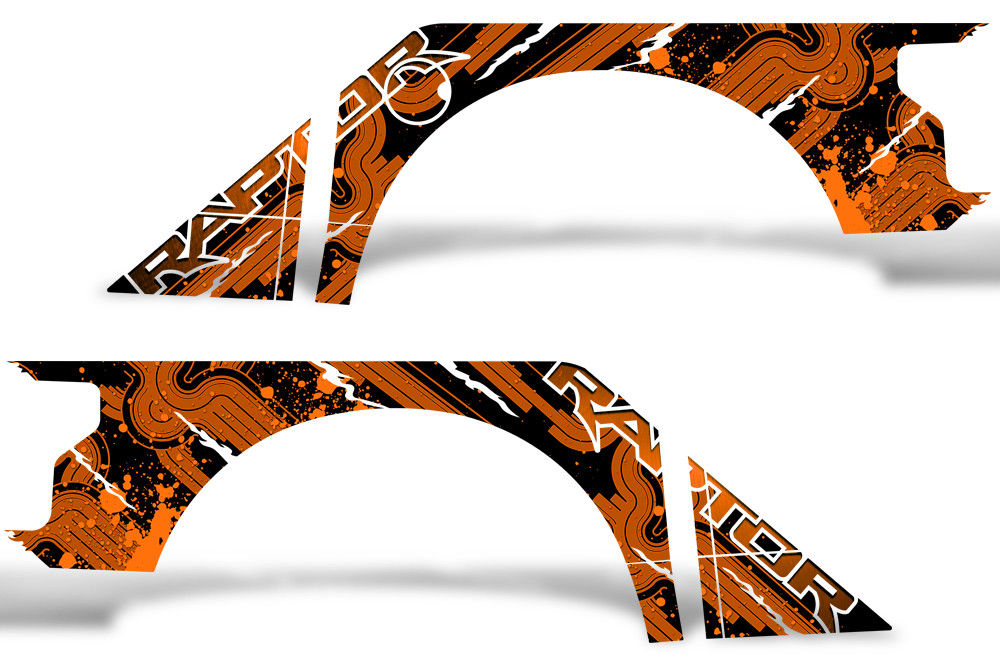 Ford Raptor Graphics Wrap Kit (2010-2014) LINES - RacerX Customs