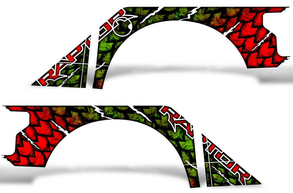 Ford Raptor Graphics Wrap Kit (2015-2018) SCALES - RacerX Customs