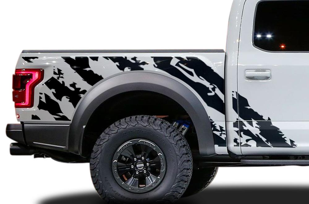 Ford Raptor Vinyl Wrap (2015-2018) Shred - RacerX Customs