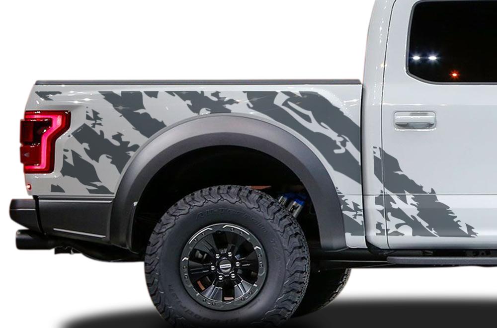 Ford Raptor Vinyl Wrap (2015-2018) Shred - RacerX Customs