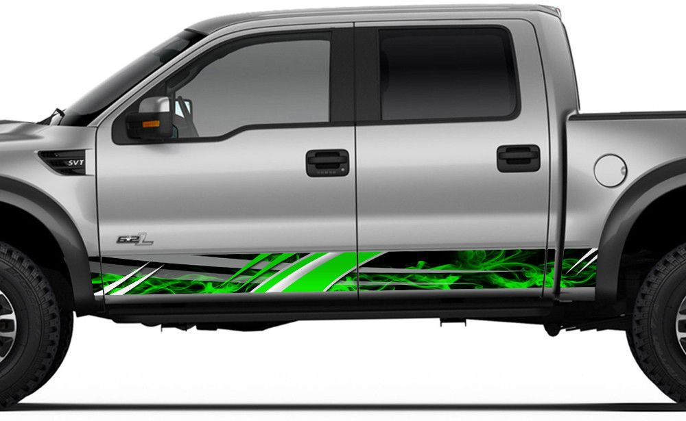 Ford Raptor Rocker-Panel Graphics Kit (2010-2014) - RacerX Customs