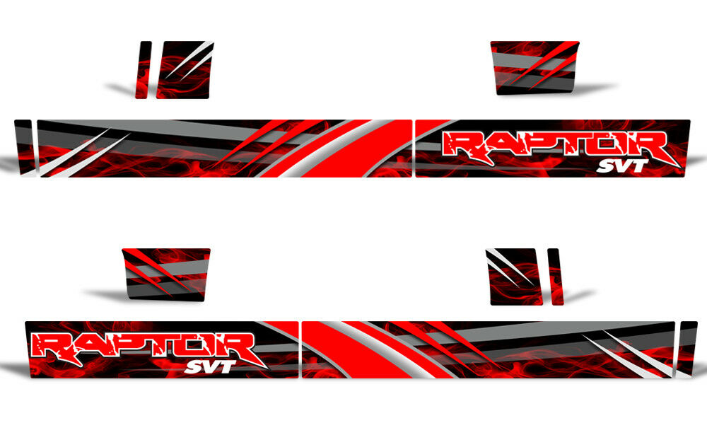 Ford Raptor SVT Rocker-Panel Graphics Kit (2010-2014) - RacerX Customs
