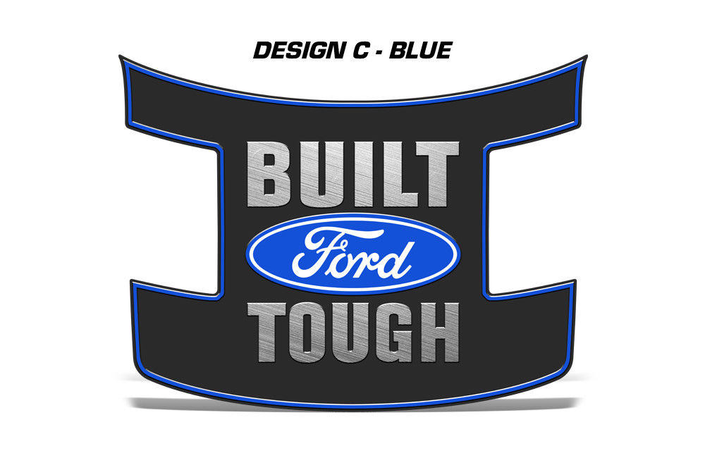 Ford Raptor Hood Graphics Wrap (2010-2014) BUILT FORD TOUGH - RacerX Customs