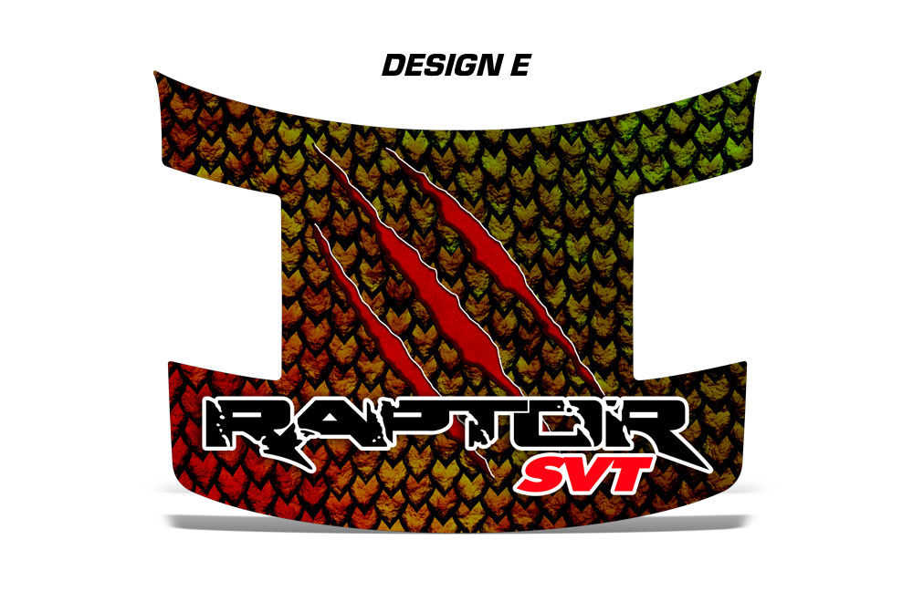 Ford Raptor SVT Hood Graphics Wrap (2010-2014) CLAW - RacerX Customs