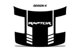 Ford Raptor Hood Graphics Wrap (2010-2014) STRIPES - RacerX Customs