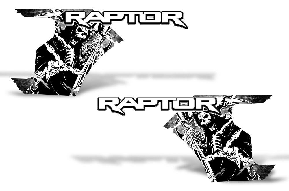 Ford Raptor Quarter-Panel Graphics Wrap (2015-2018) GRIM REAPER - RacerX Customs