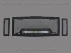Ford Super Duty Custom Grille with LED Bar (1999-2004) RC1X - RacerX Customs