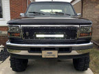 Ford Super Duty Custom Grille with LED Bar (1992-1998) RCRX - RacerX Customs